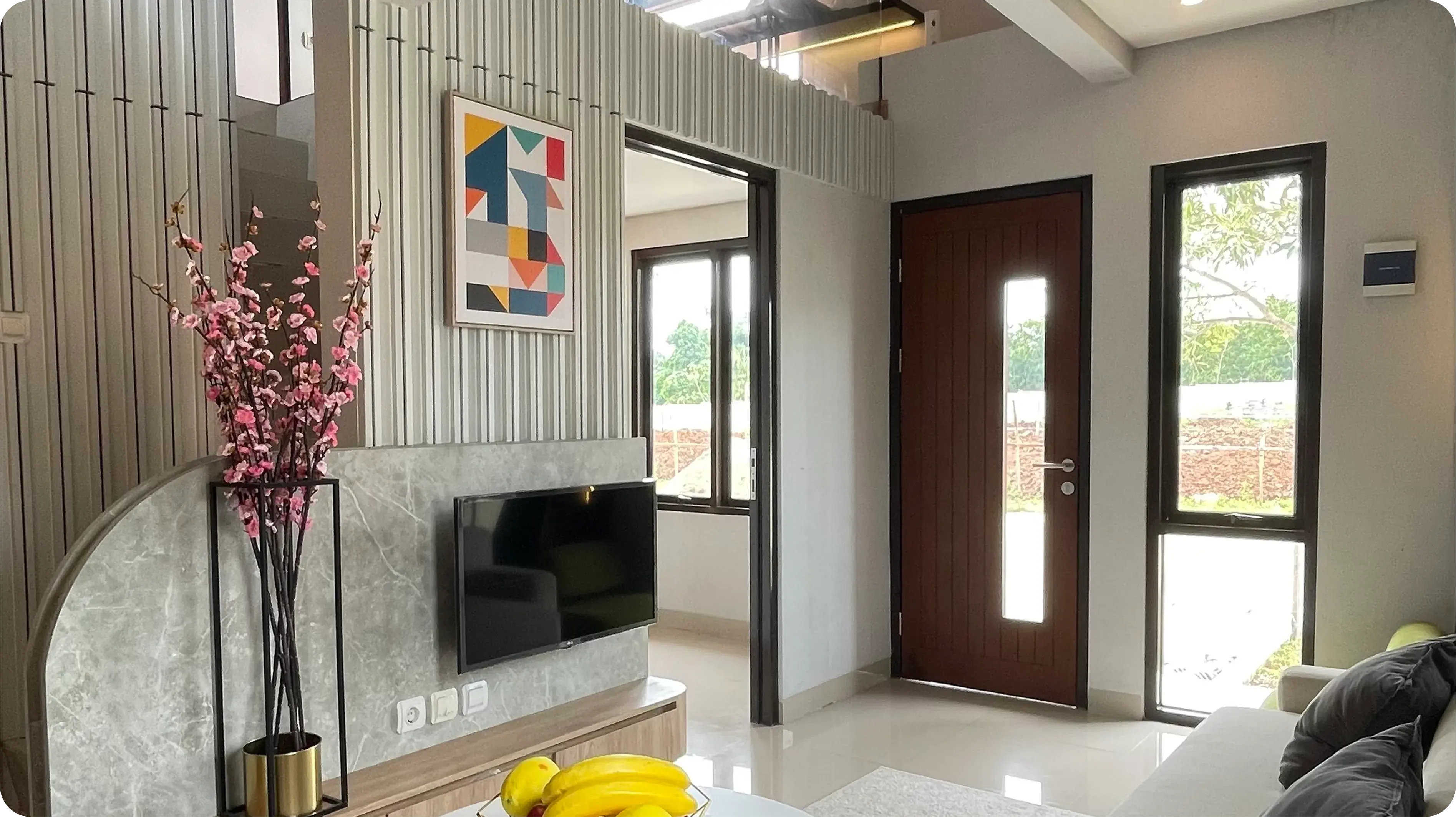 FINISHING BATA MERAH